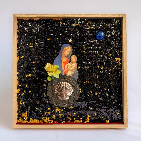 0300 Madonna mit Christrose (Weihnachtswunder)